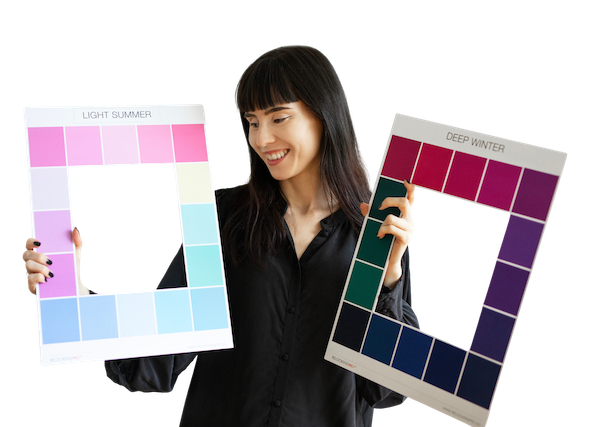 Anastazja, zdjęcie profilowe z ramami kolorystycznymi